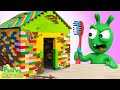 Pea Pea Gets Trouble with Lego House - Kid Learning - PeaPea Cartoon