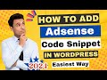 How to Add AdSense Code Snippet in WordPress (By WordPress Plugin)