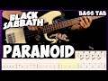 Black Sabbath - "Paranoid" Bass Cover (+ Tab) | Dotti Brothers #basscover #bass #tabs #bassguitar