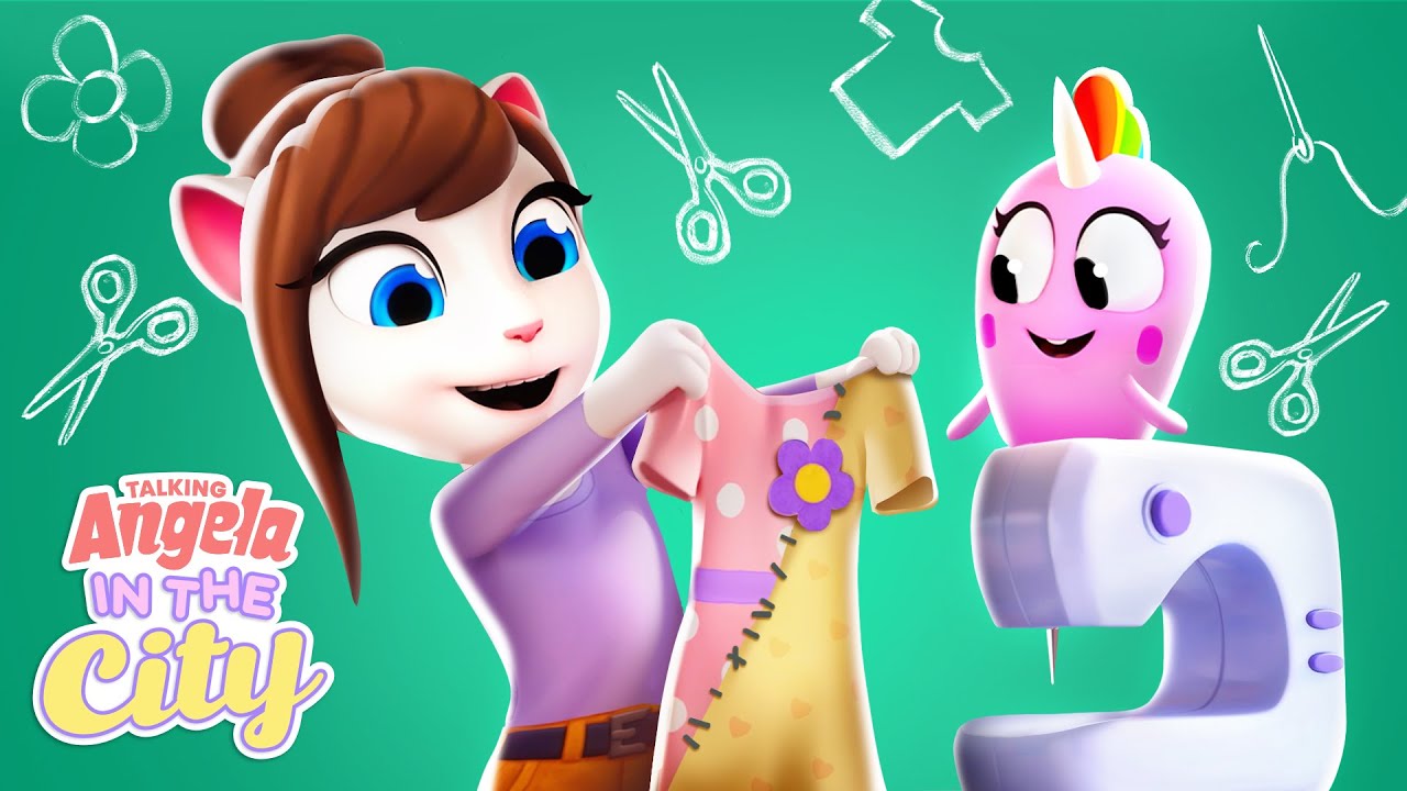 NEW EPISODE! Sticky Style 👗🙈 Talking Angela: In The City (Episode 14)