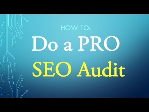 How to do an SEO Audit - Full SEO Tutorial for Beginners FREE Thumbnail