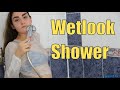 Wetlook leather boots | Wetlook shower | Wetlook lingerie