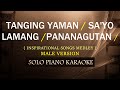 TANGING YAMAN / SA'YO LAMANG / PANANAGUTAN ( MALE VERSION ) NON-STOP KARAOKE