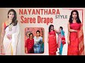 Exclusive: 😮 2 Minute Saree Draping by Celebrity Saree Drapist Saraswathi | Nayanthara  | Say Swag