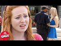 Girlfriend Catches Boyfriend Cheating At Work | Just For Laughs Gags