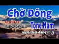Karaoke Chờ Đông Tone Nam | Nhạc Sống Nguyễn Linh