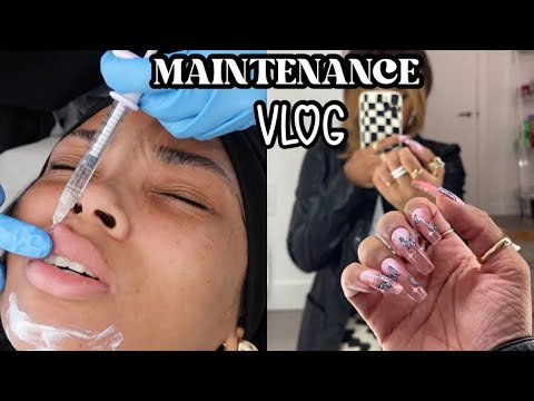 At Home Maintenance Vlog Nails Lace wig Skincare more AALIYAHJAY