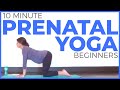 10 minute PRENATAL YOGA for Beginners (Safe for ALL Trimesters)