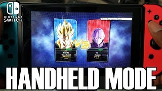 SHOWING OFF HANDHELD MODE!!! Dragon Ball Xenoverse 2 for Nintendo Switch Handheld Mode Gameplay!