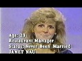 Janet Nau on Love Connection 0ct 6 1987