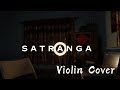 SATRANGA -  Violin Cover by Hindol | Animal | Ranbir Kapoor | Rashmika Mandanna | Arijit Singh |