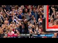 Playoff buzzer beaters but the crowd gets increasingly more hype