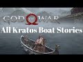 God of War All Kratos Boat Stories with Atreus