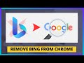 How To Remove Bing Search Engine on Google Chrome (EASY!) | Remove Bing From Chrome