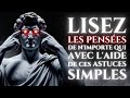 COMMENT LIRE L'ESPRIT DES GENS | Histoire stoïcienne