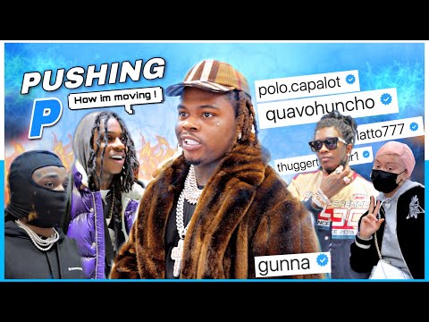 Gunna PUSHING P with Young Thug Polo G Quavo and Latto at Jewelry Unlimited christmas linkup 