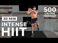 30 Min Intense HIIT Workout For Fat Burn & Cardio No Equipment, No Repeats
