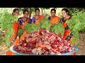 GONGURA MUTTON RECIPE | Andhra Traditional Famous Style Gongura Mutton Recipe | Village Babys