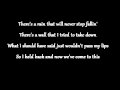 Words I Couldn't say - Leighton Meester (lyrics)