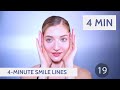 4-Minute Smile Lines Lesson | Face Fitness, Facial Fitness, Facial Yoga