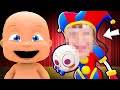 Baby Visits THE AMAZING DIGITAL CIRCUS!
