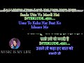 Main Jat Yamla Pagla Deewana - Karaoke With Scrolling Lyrics Eng.& हिंदी