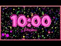 10 Minute Timer With Music RAINBOW [LOVE-CLASSROOM-HAPPY]
