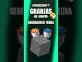 Generador de Piedra Eficiente y Fácil - Minecraft #Shorts