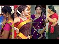 Tamil television series actress tv serial celebs in saree