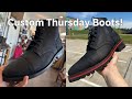 Customizing A Pair Of Thursday Boots! This Was A Cool Project