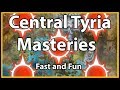 Guild Wars 2 - Central Tyria Masteries (Fast and Fun)