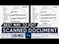 How to Edit Text on Scanned Document in Photoshop