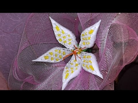 3D origami how to make a lily modular origami tutorial - Buxrs Videos - Watch YouTube in Pakistan Without Proxy