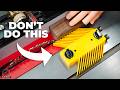 Avoid Table Saw Injuries: 13 Common Mistakes Exposed