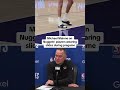 Michael Malone on warming up in slides 👀