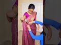 Silk saree hip Pleats :How to create perfect hip pleats for silk saree. #sareedrapping #sareehacks