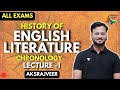 History of English Literature by AKSRajveer || अब पूरी History की  Chronology याद रहेगी
