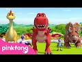 T-Rex Dance + more @PinkfongDinosaurs | Little Dino School [Ep 7-12] | Cartoon | Pinkfong Official