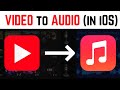 Convert any VIDEO to an AUDIO file on iPhone/iPad (GarageBand iOS)