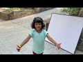 White Board for kids | kids white board making | white board from scrap | funny kids drawing