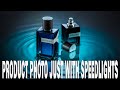 How to shoot perfume bottles only with speedlights -  Behind the scene -Product photography