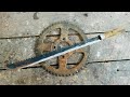 Forging a SWORD out of Rusted Iron Big SPROCKET