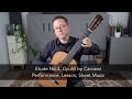 Etude No.3, Op.60 by Carcassi and Lesson for Classical Guitar
