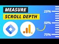 Scroll depth Tracking in Google Analytics and Tag Manager