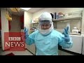 Ebola:  How doctors protect themselves from the virus - BBC News