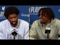 Joel Embiid & Tyrese Maxey talks Game 6 Loss vs Knicks, Postgame Interview