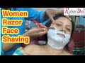 Viral Vidio Women Razor Face Shaving II Viral  Video II Plz Subscribe II Rabin Das Star Howrah