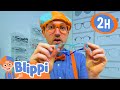 Blippi Pretend Plays at a Children's Museum! | 2 HOURS OF BLIPPI TOYS!