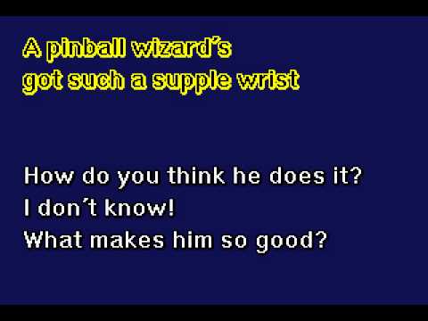 Download The Who - Pinball Wizard - Karaoke free