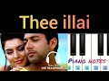 thee illai song pianonotes #perfectpiano #walkband #harrisjayaraj #pianonotes #engeyumkadhal #music